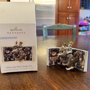 Hallmark Keepsake Christmas Ornament 2009 WHERE THE WILD THINGS ARE 3D Book